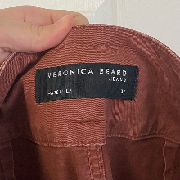 Veronica Beard Extra High Rise Logan Slim Straight Jeans - Picture 6 of 7